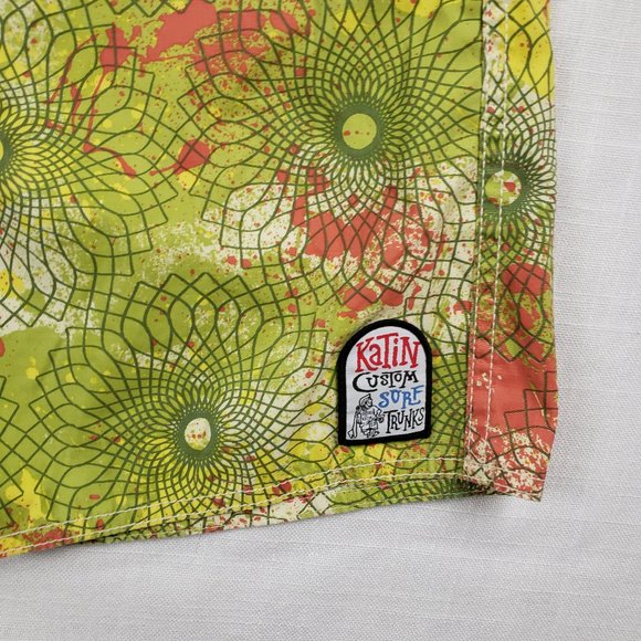 KATIN Custom Surf Trunks Board Shorts Size 30 - Picture 8 of 8